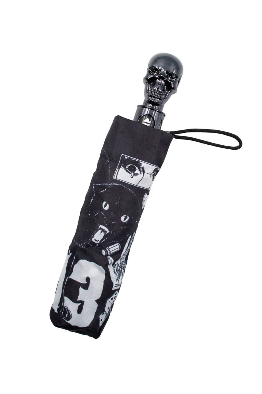 Skull Handle Superstitions Umbrella