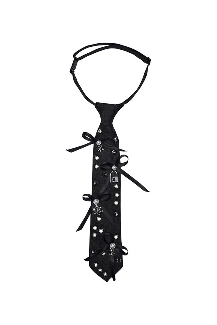 harajuku spiked neck tie
