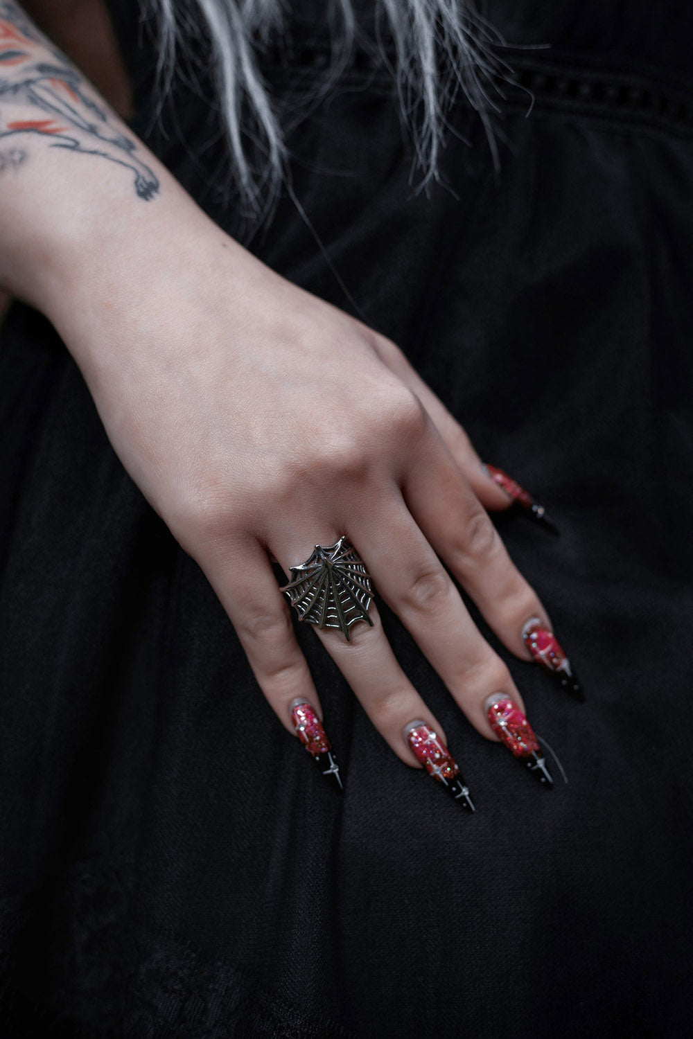 womens romantic gothic ring