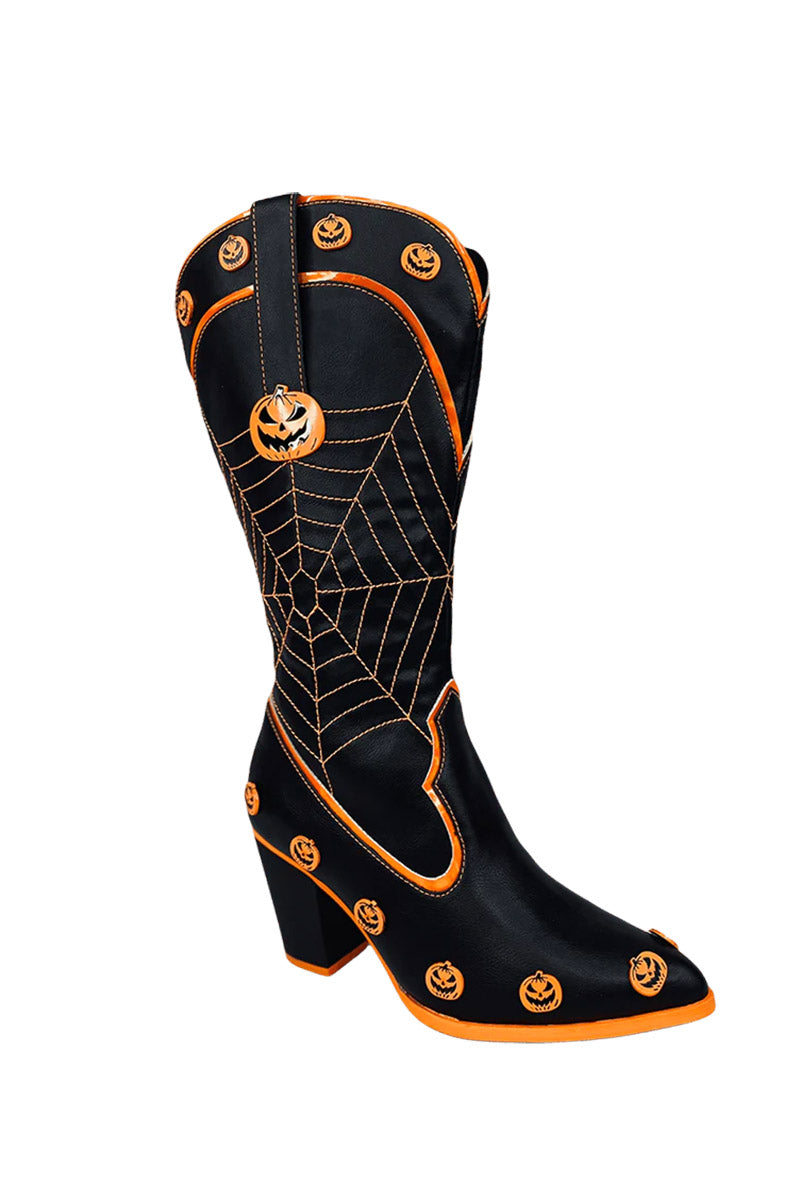 womens western goth halloween boots