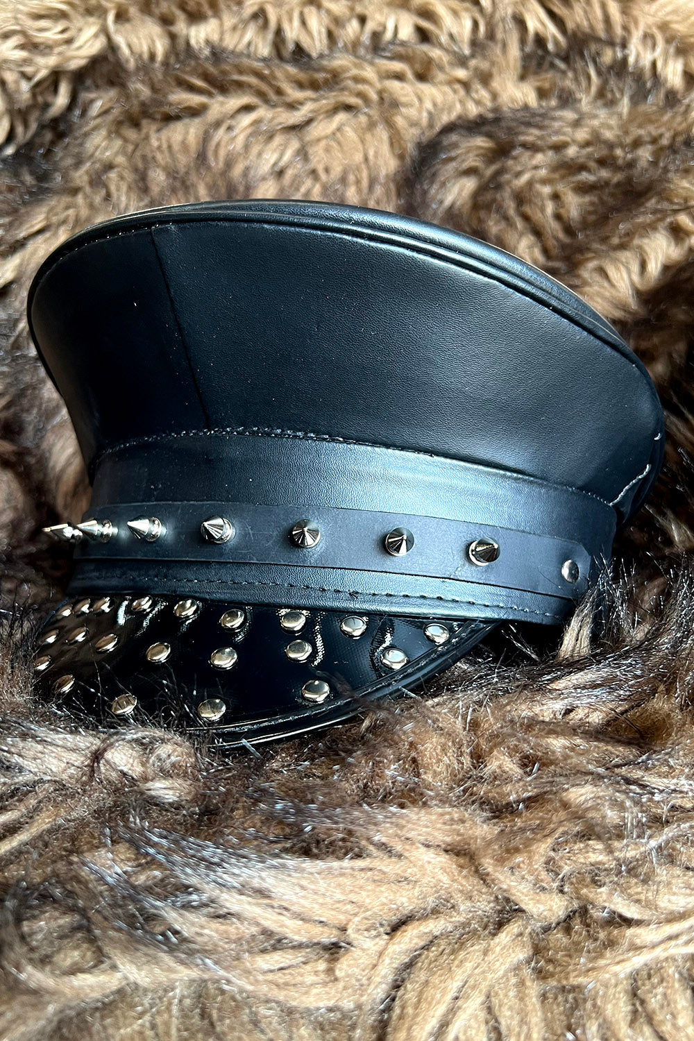 Punk Studded Captain Hat