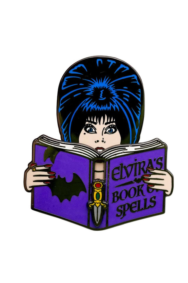 collectible elvira mistress of the dark enamel pin