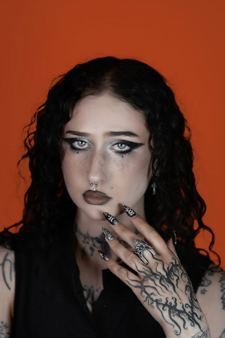 vampire gothic ornate ring