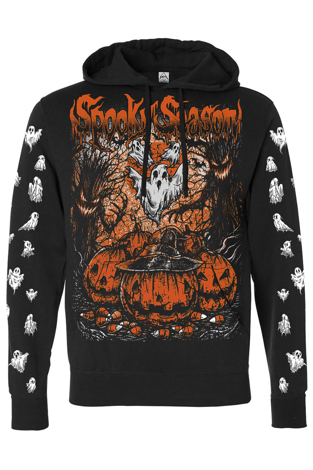 womens spooky season hoodie plus size