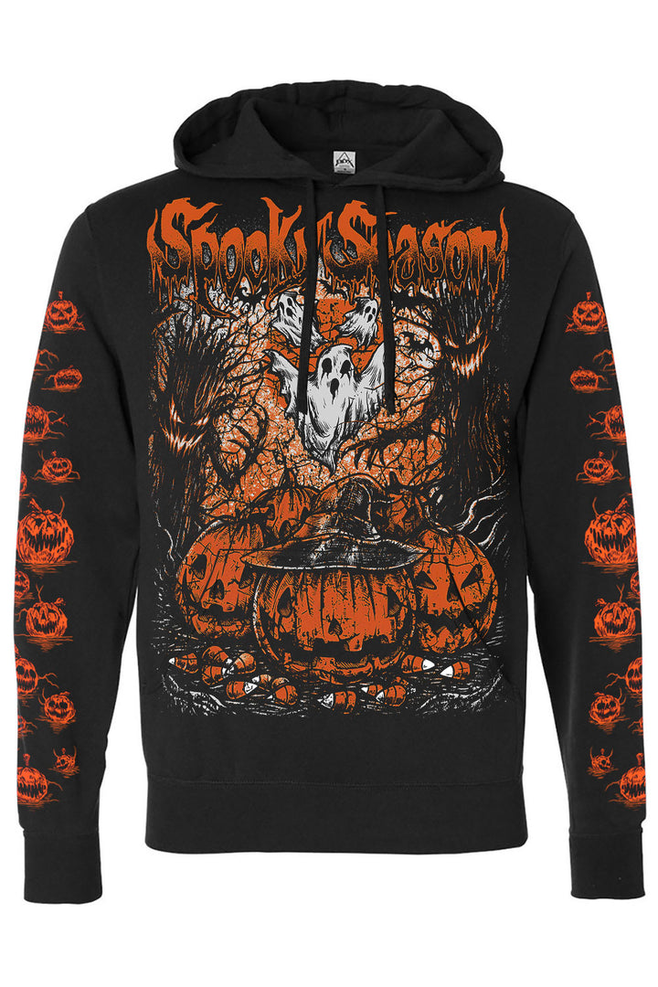 mens creepy halloween hoodie jacket