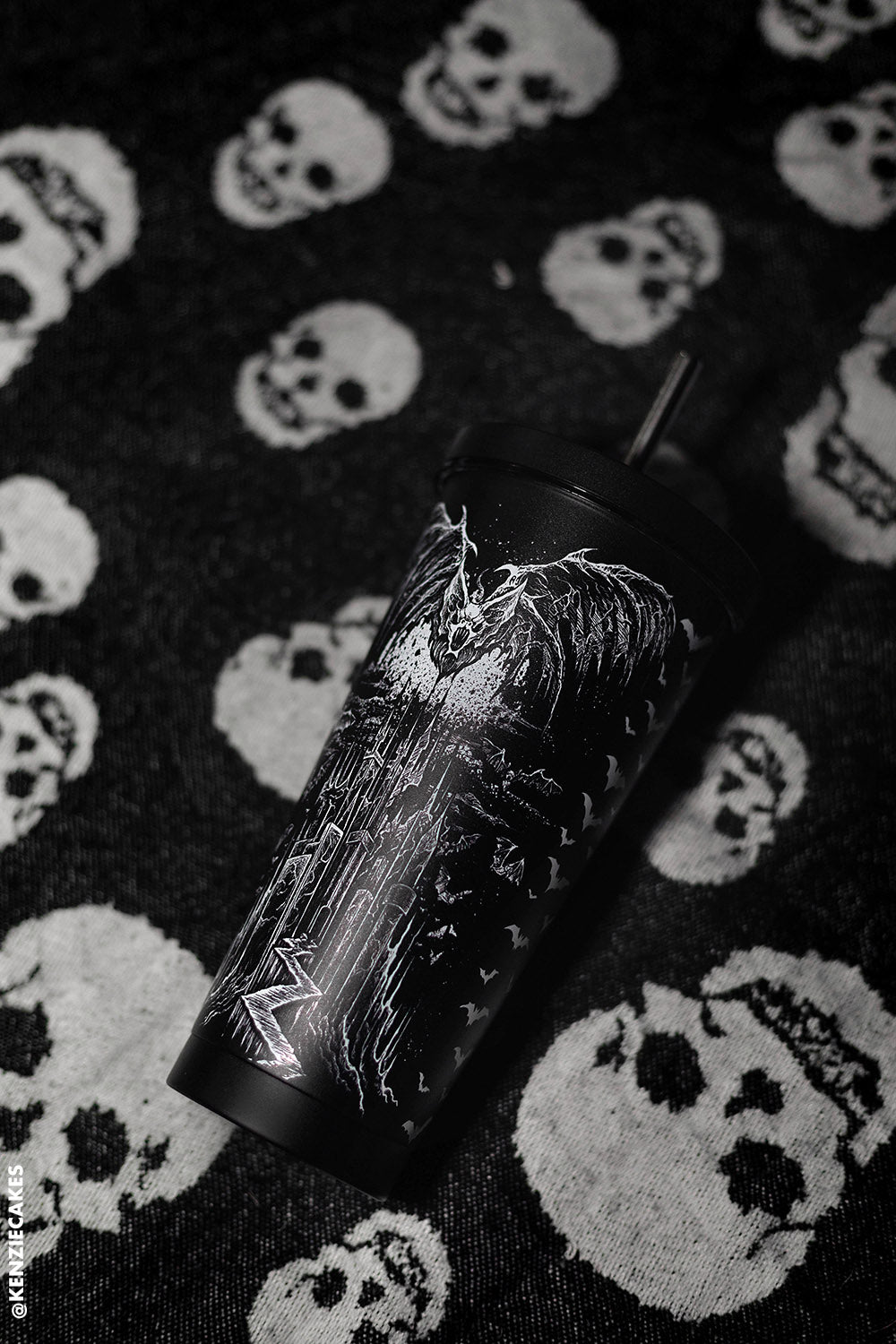 Vampire Castle Cold Brew Tumbler with Straw