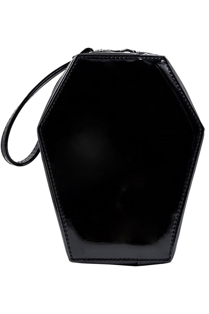 skeleton coffin shaped wallet