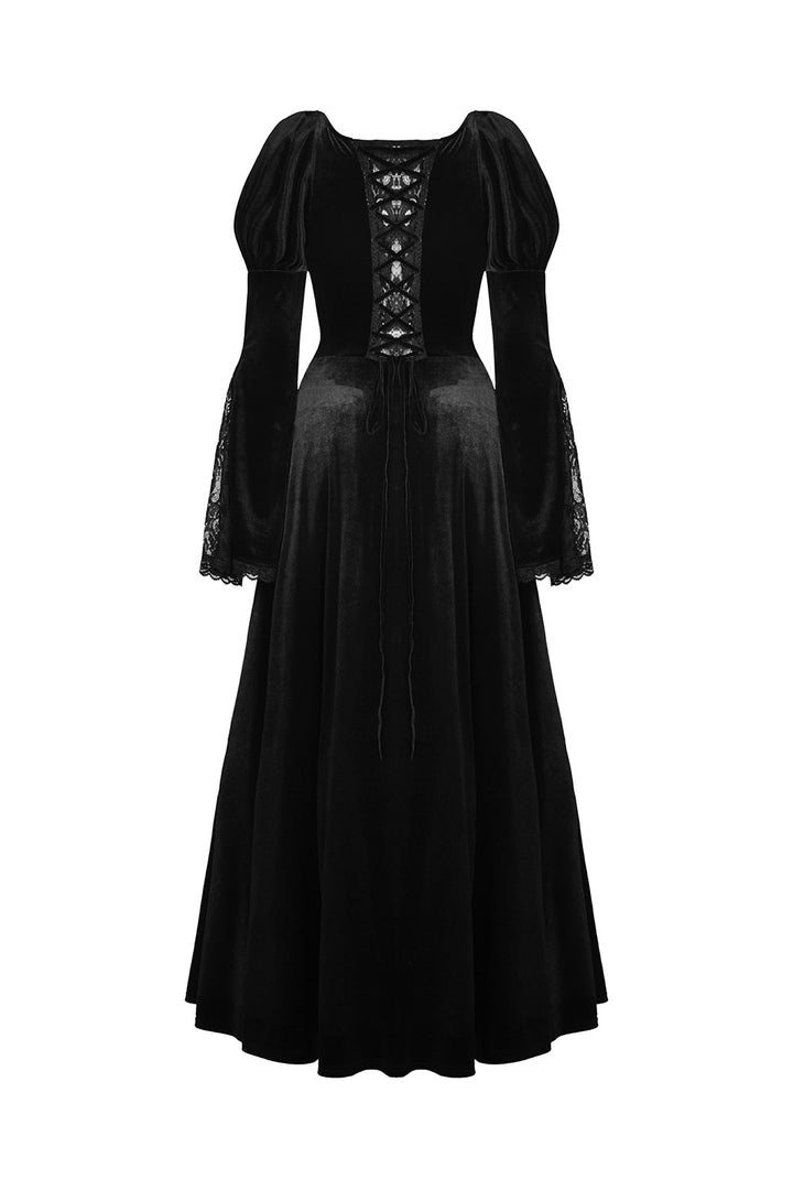 lace velvet dress