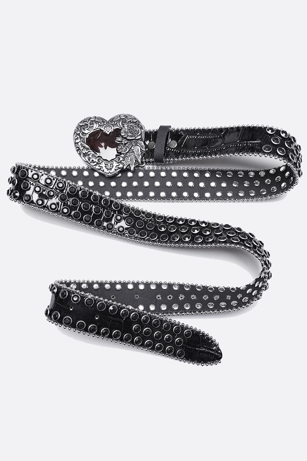 punk rhinestone belt