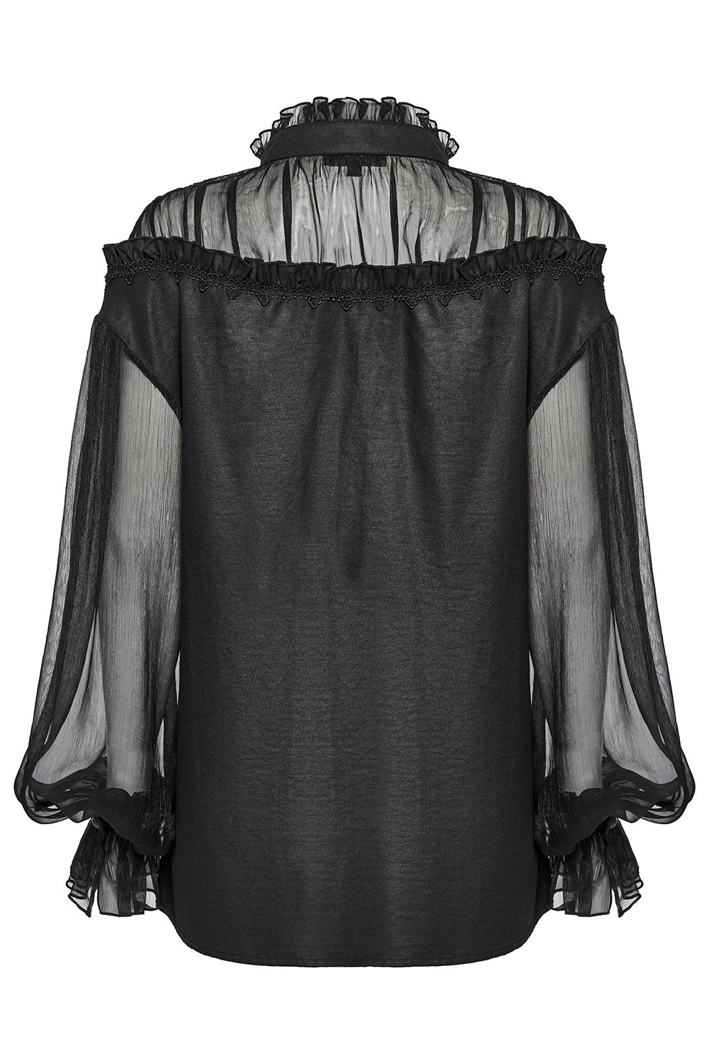 gothic vampire buttoned down top