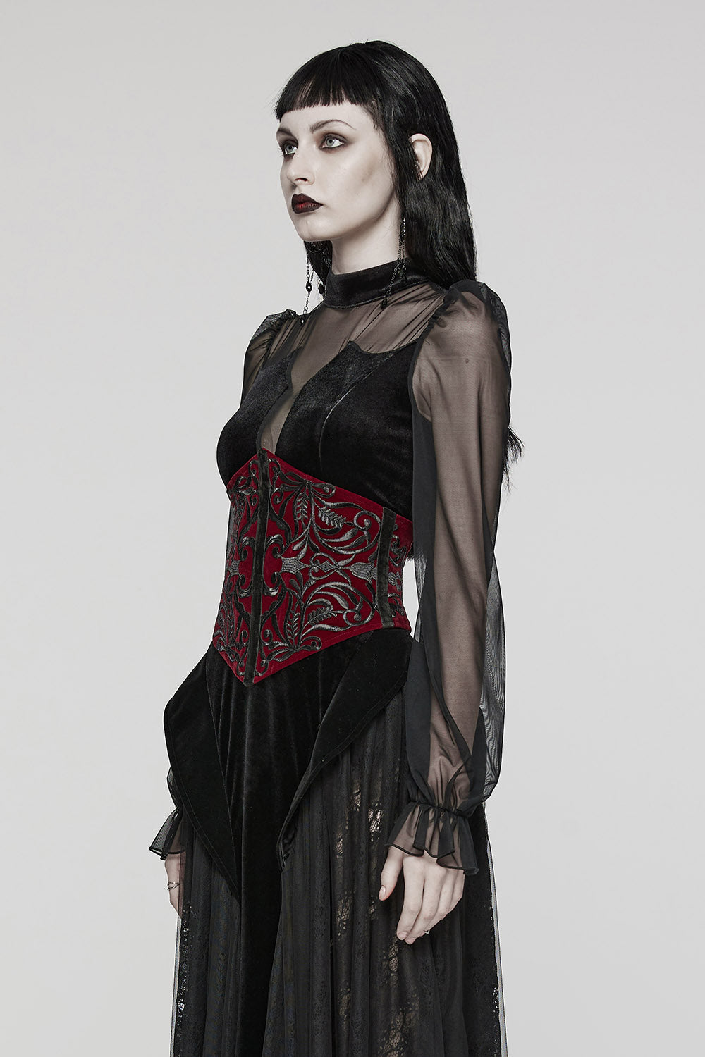 vampire goth corset belt by punk rave