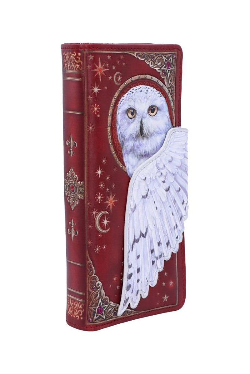 vegan leather gothic wallet