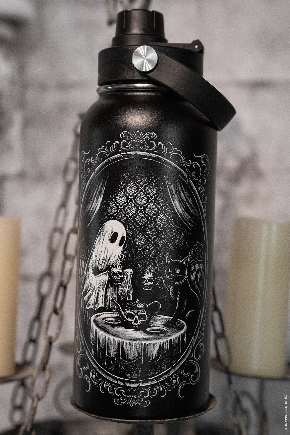 gothic water bottle