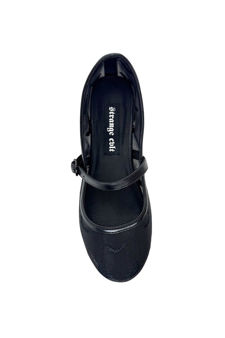 mary jane mesh flats