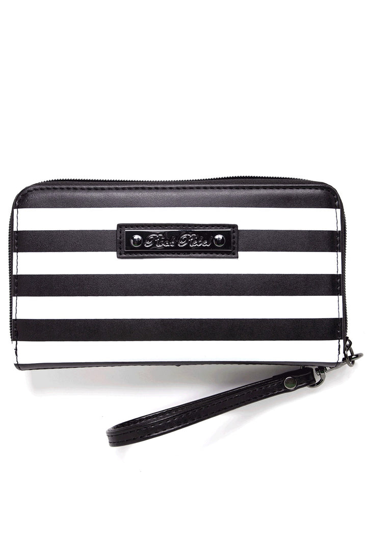 striped retro wallet