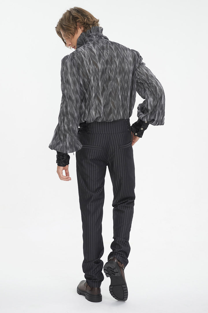 mens straight leg gothic pants