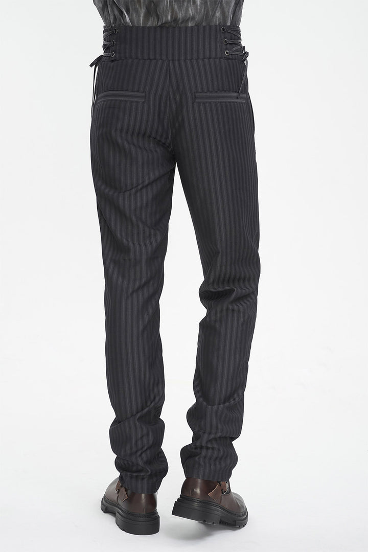 mens lace-up gothic trousers