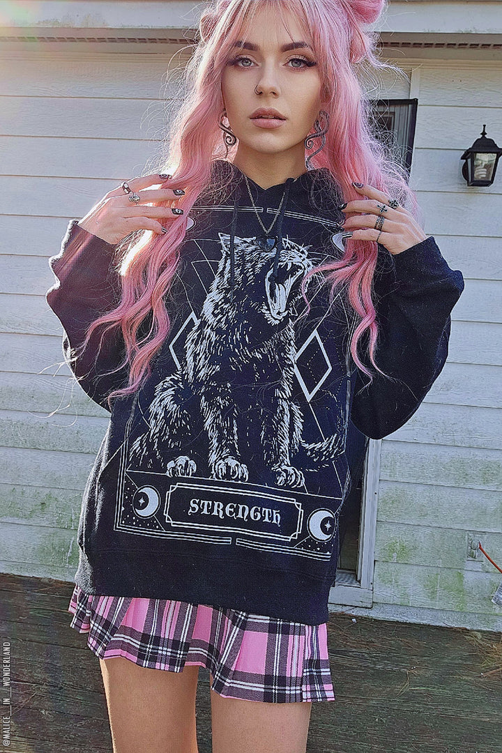 Strength Kitty Tarot Hoodie