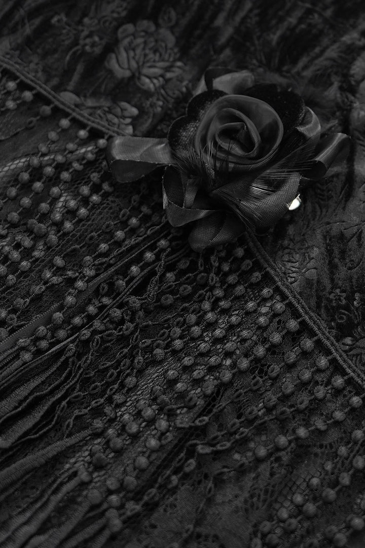 back bustle rose corset skirt