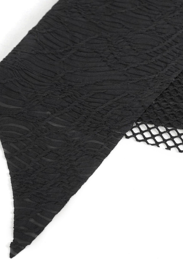 womens black top with corset lacing