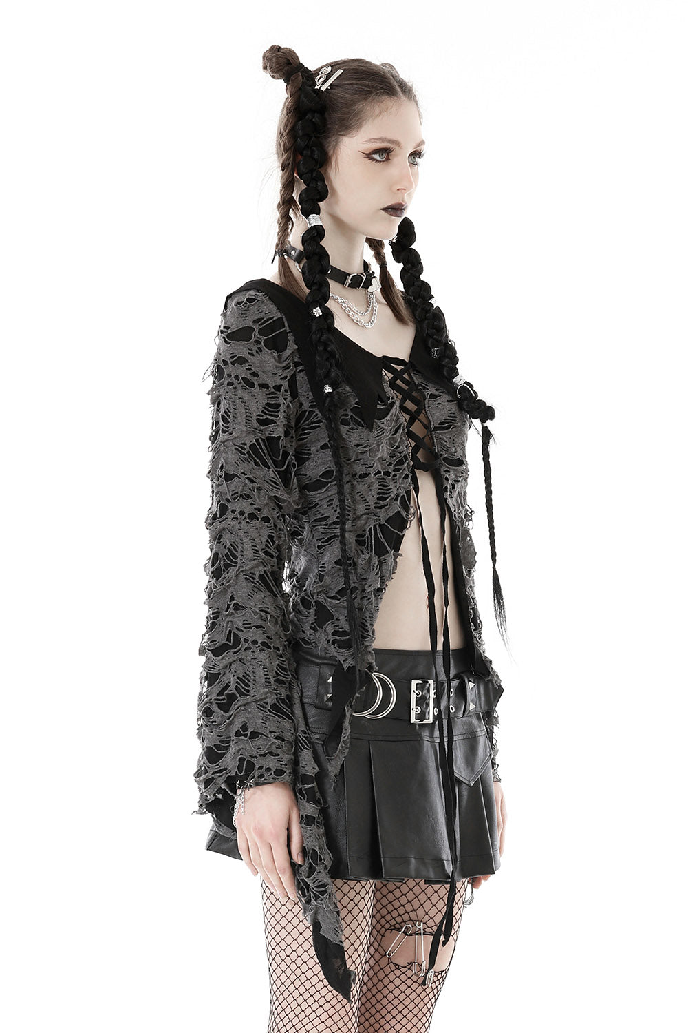 Witch Bones Tattered Top