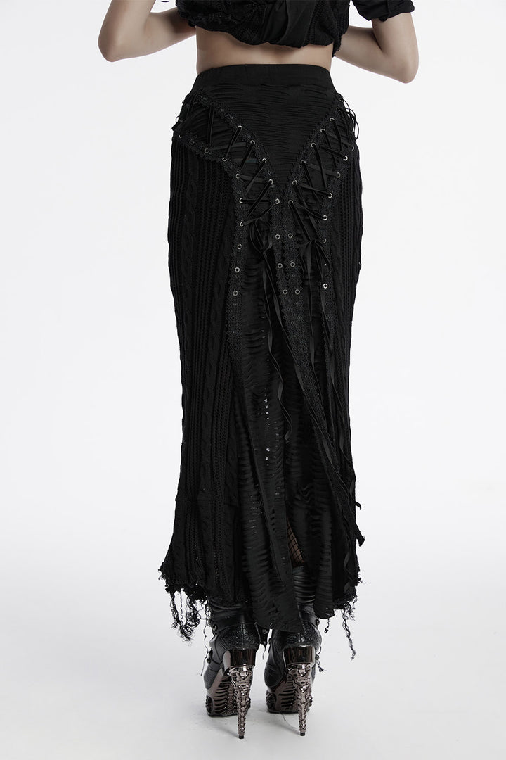 womens lace up corset skirt