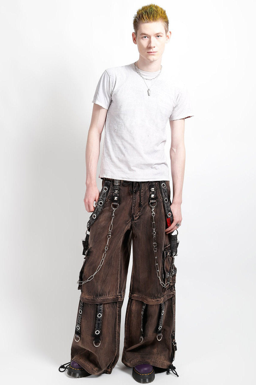 mens chain strap grunge goth clothing
