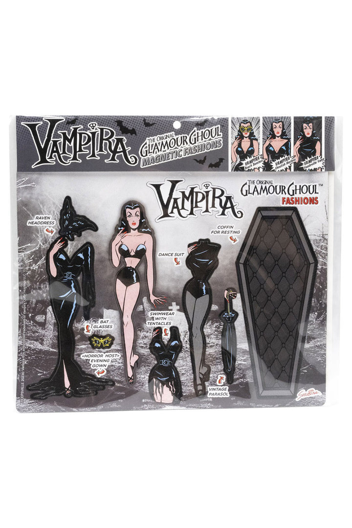 gothic vampira magnet set