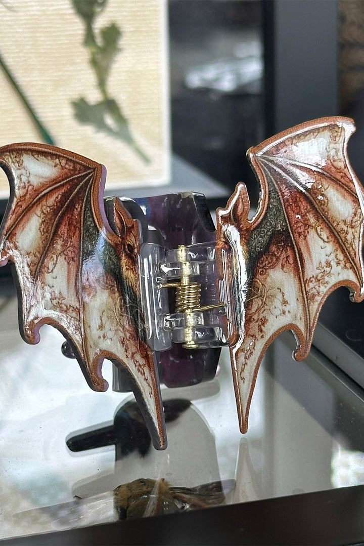 gothic bat shaped hair claw hair clips