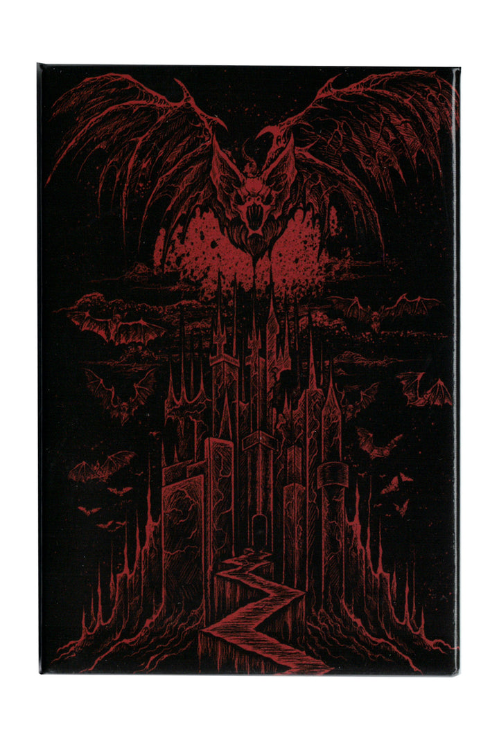 bat magnet gothic style
