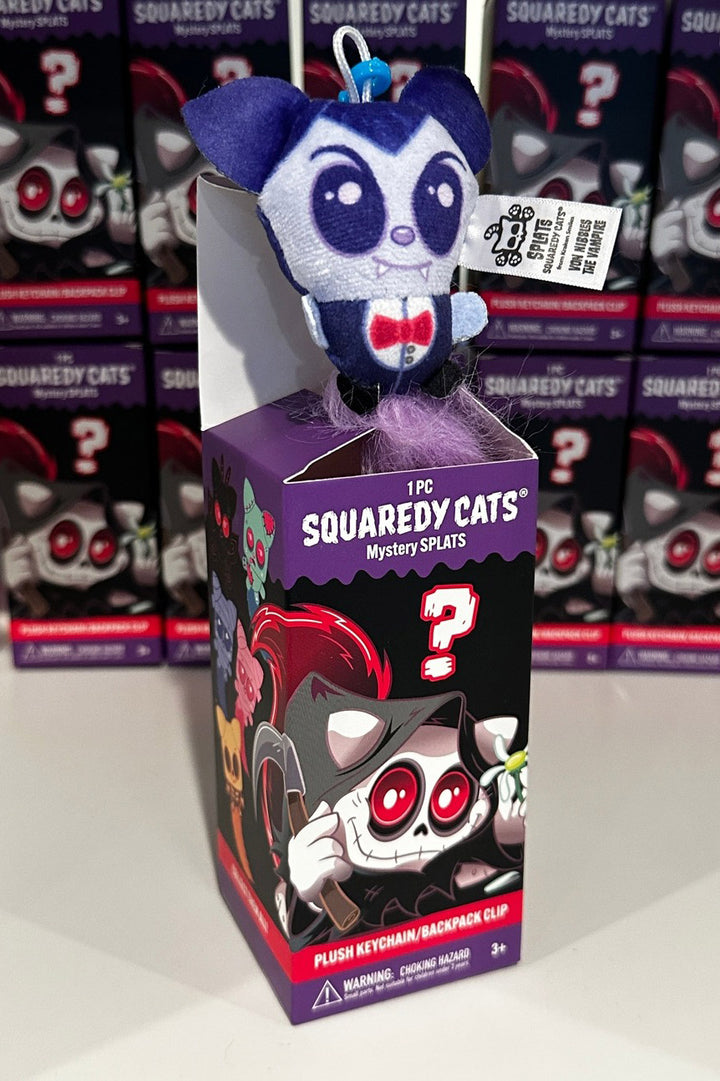 stuffed animal cat plushie keychain