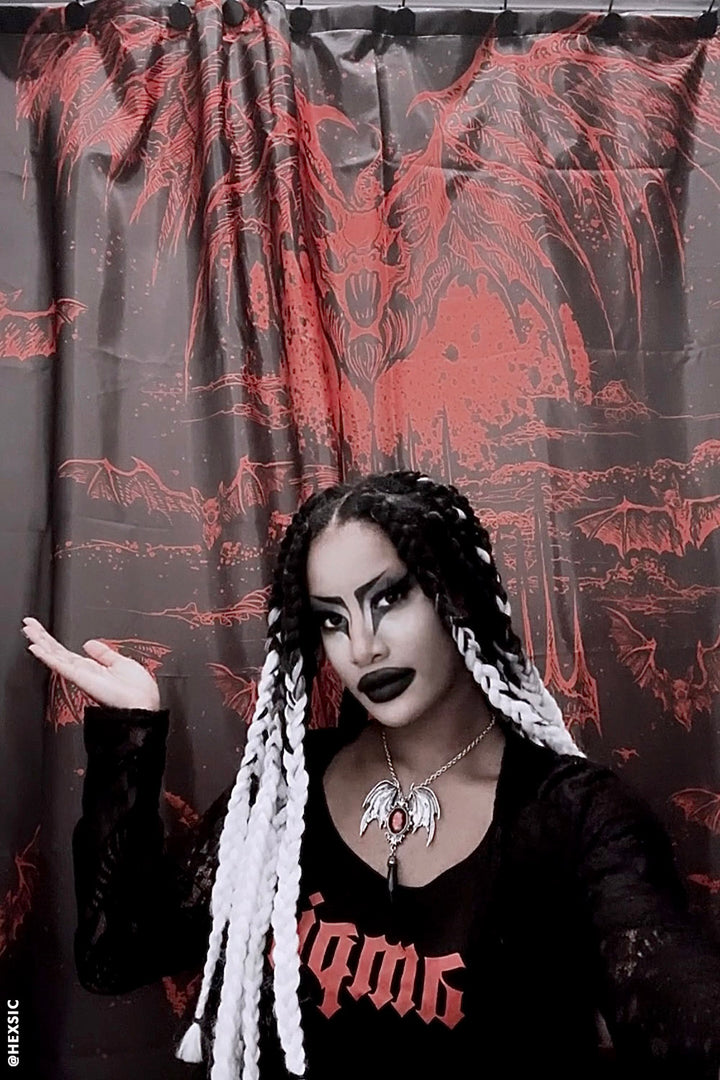 Vampire Castle Shower Curtain