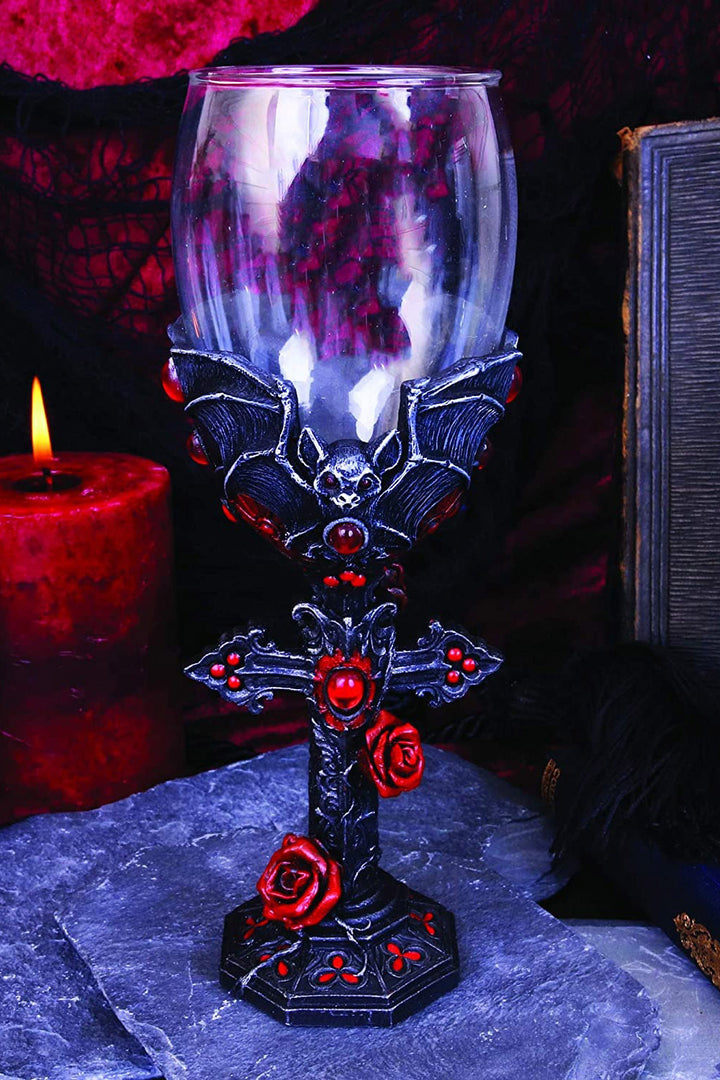 Vampire Goth Bat Goblet