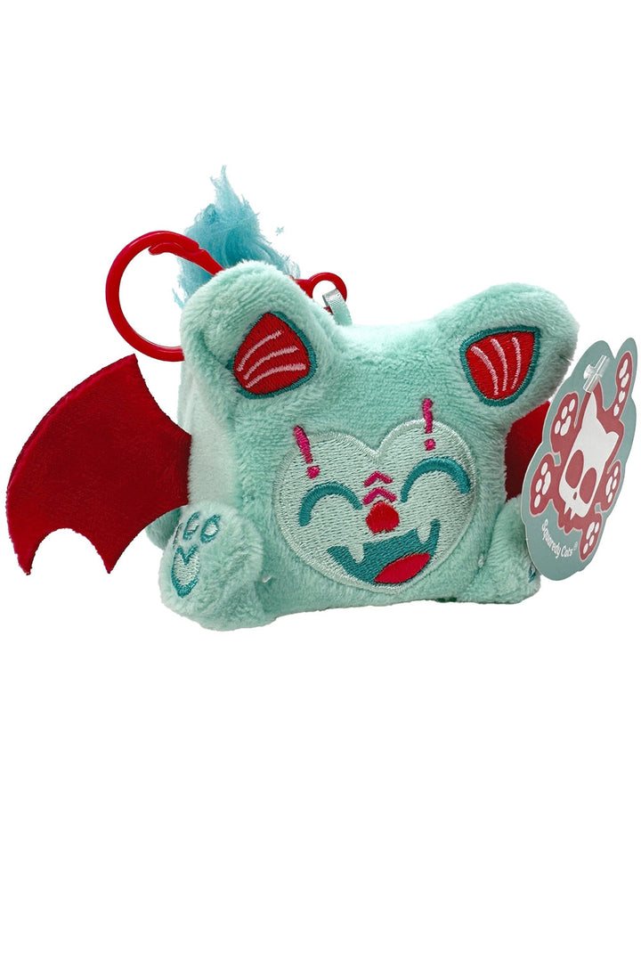 embroidered cute bat keychain