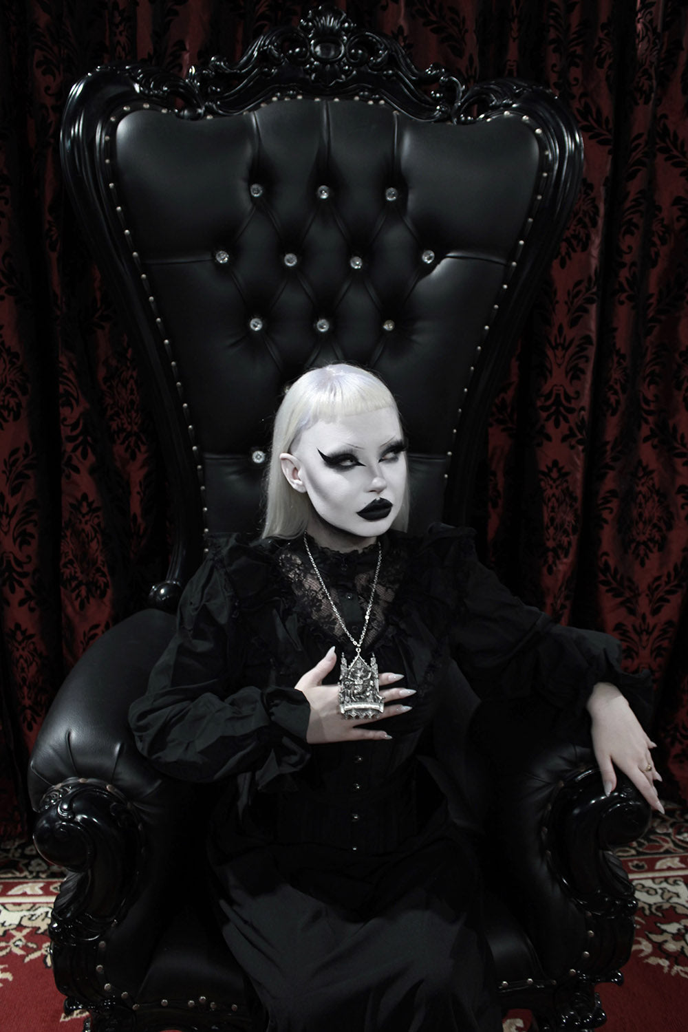 antique gothic styled necklace