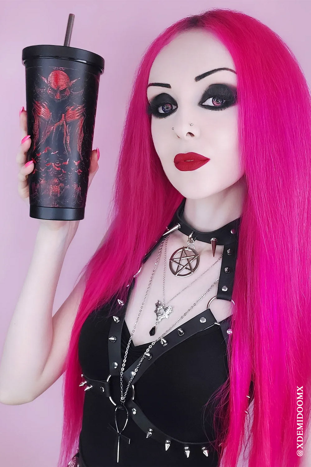 Nosferatu Cold Brew Tumbler with Straw