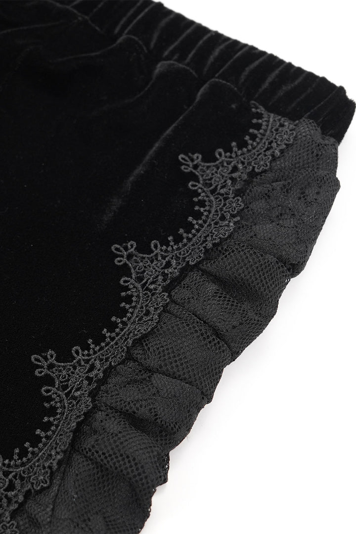 high-waisted whimsigoth embroidered flares