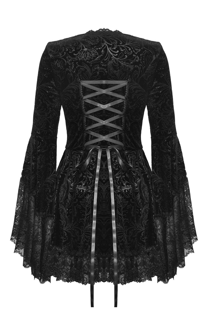 womens elegant romantic gothic style short dress
