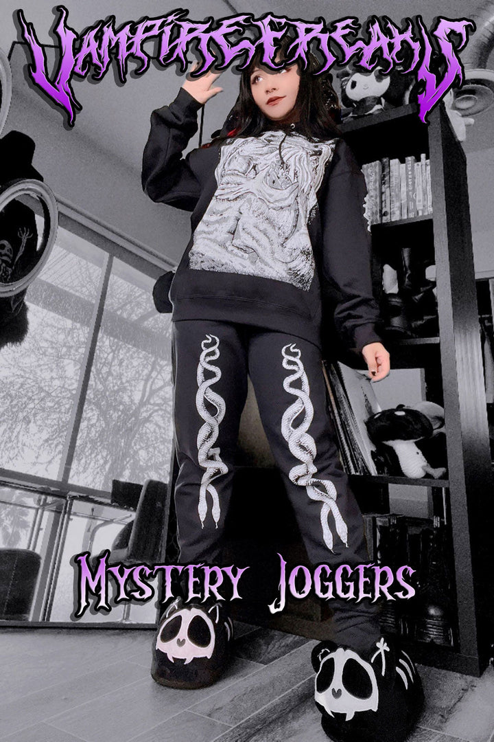 mens goth joggers