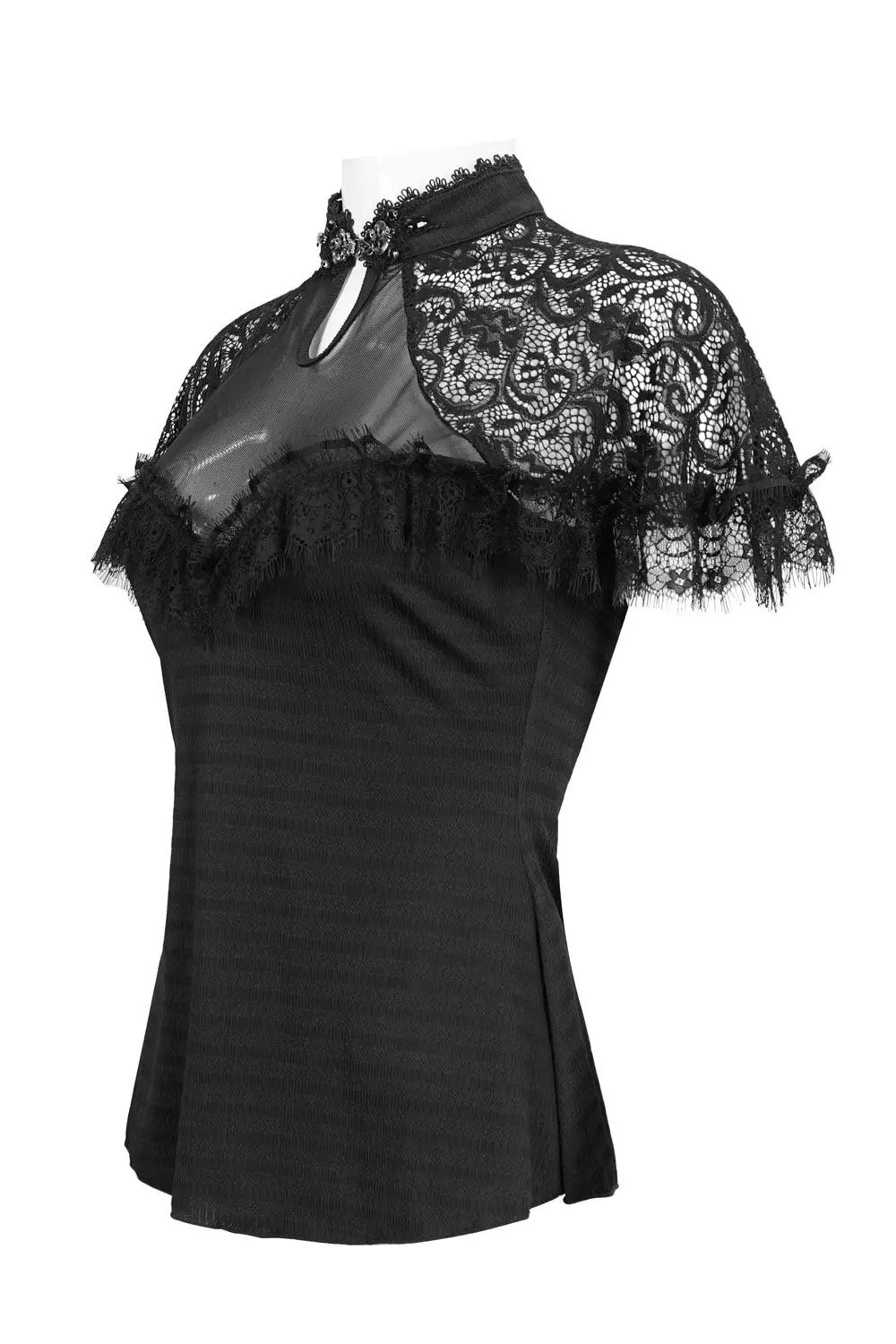 womens romantic gothic blouse