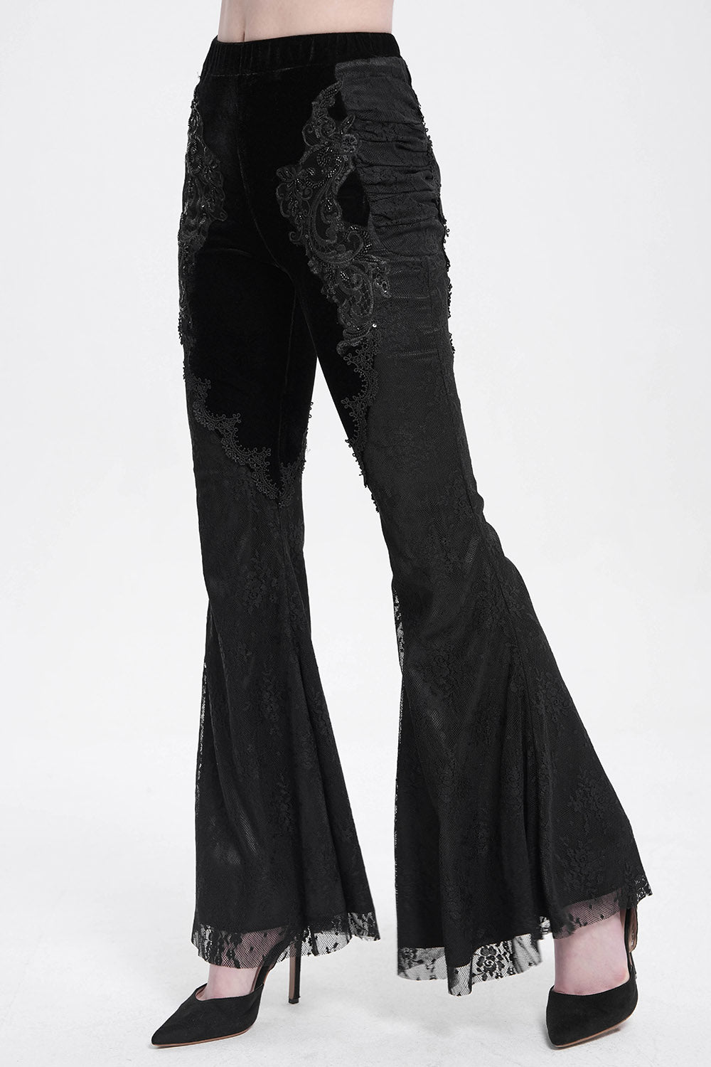 gothic lace flares
