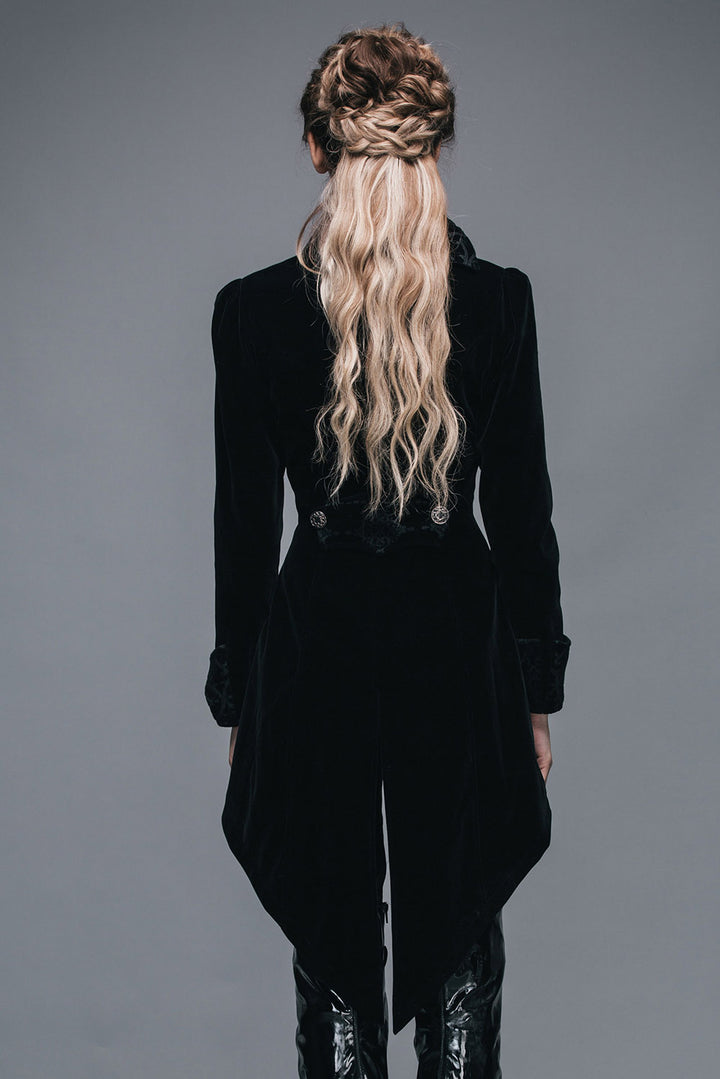 gothic velvet victorian  jacket by devil fashion