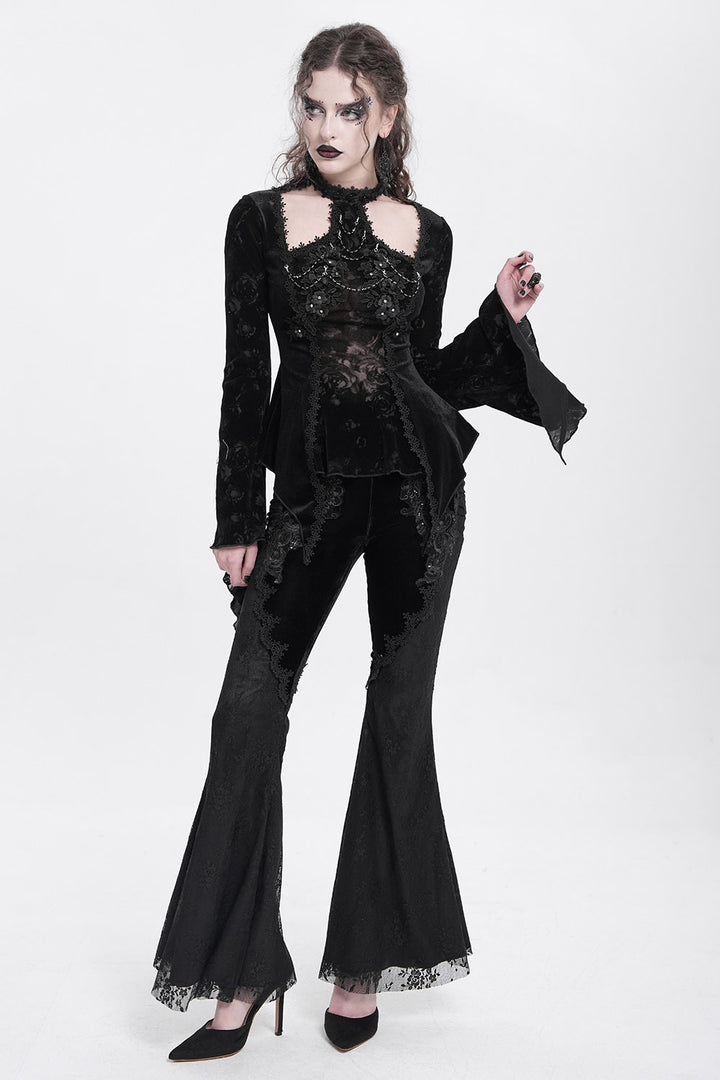 high-waisted whimsigoth bell bottoms