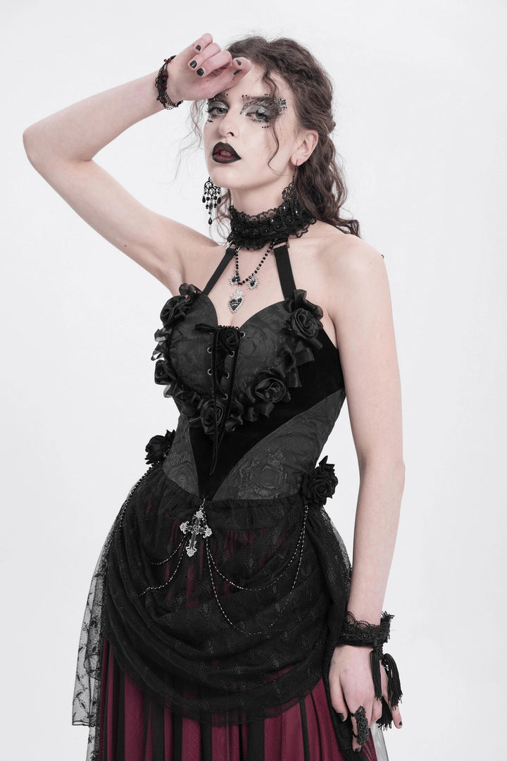 victorian goth tank top by devil fashion