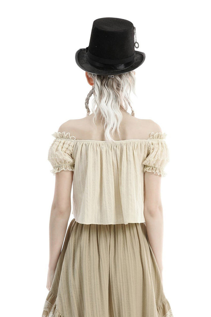 Vintage Witch Off the Shoulder Top