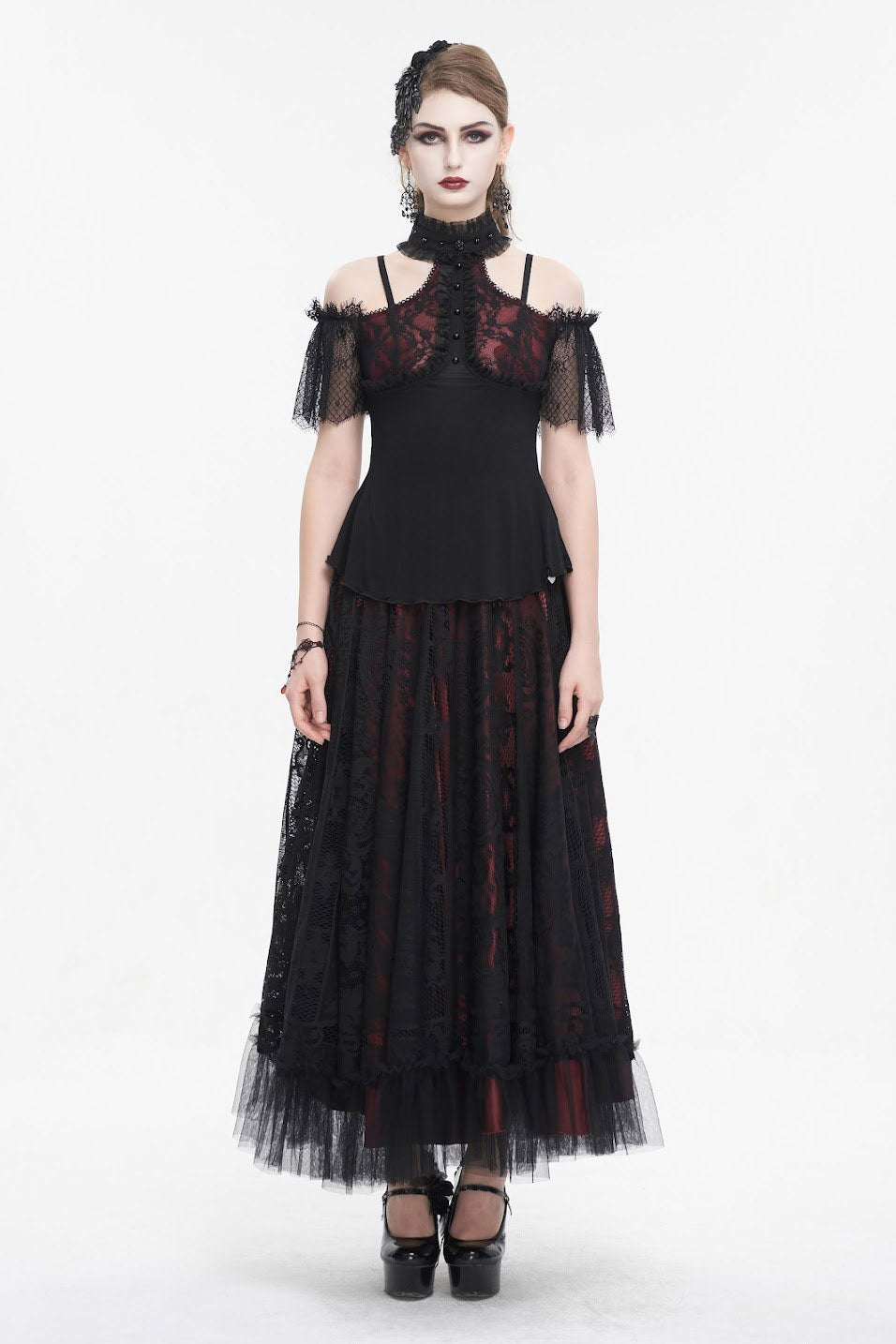 vintage gothic blouse