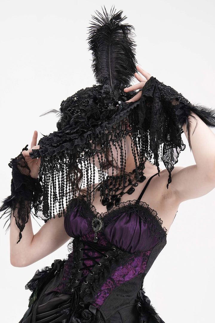 gothic romantic lace hat