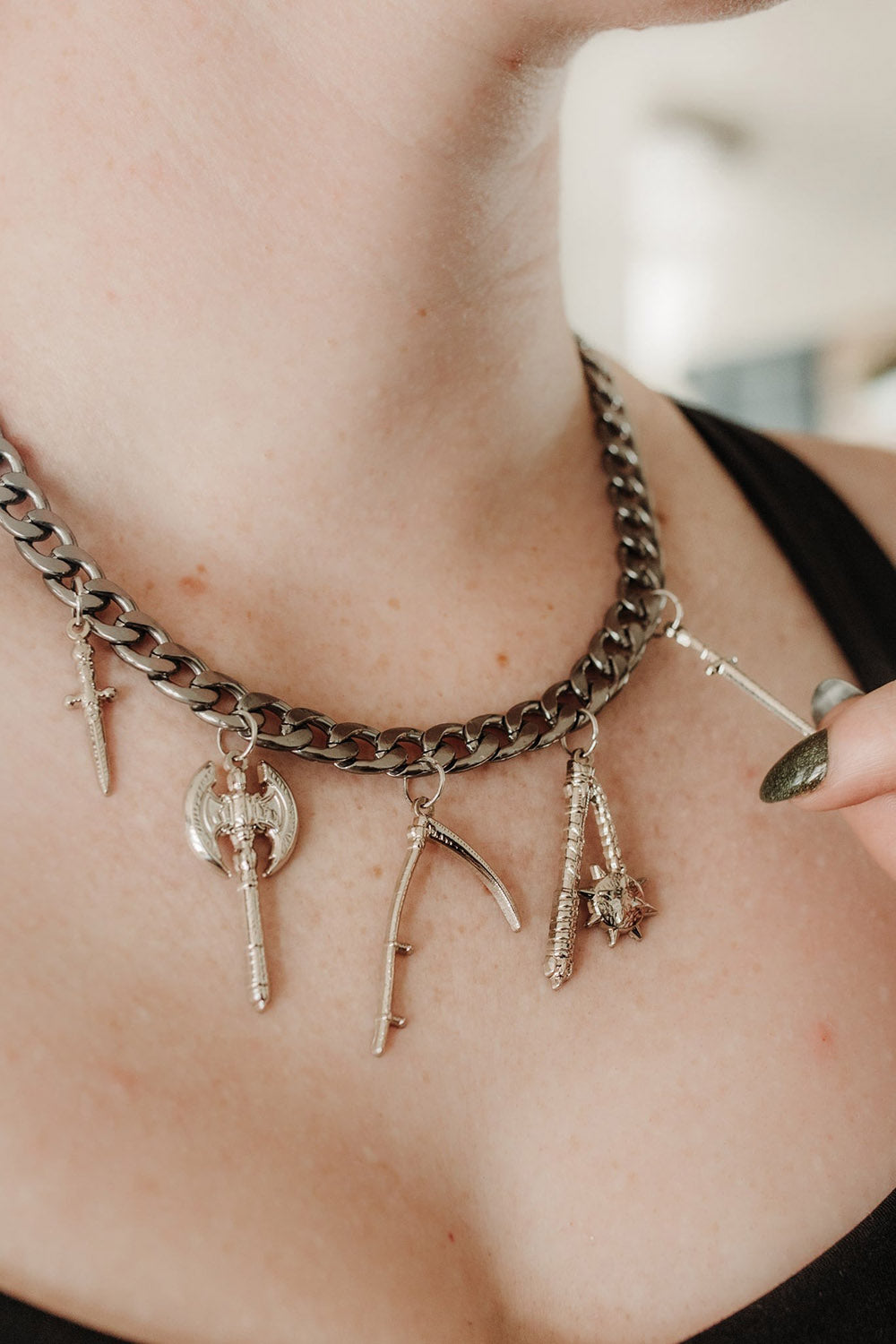chunky chain necklace