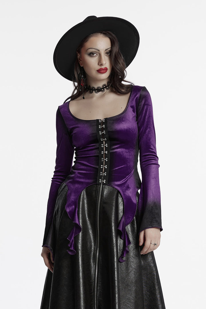 witchy hem top