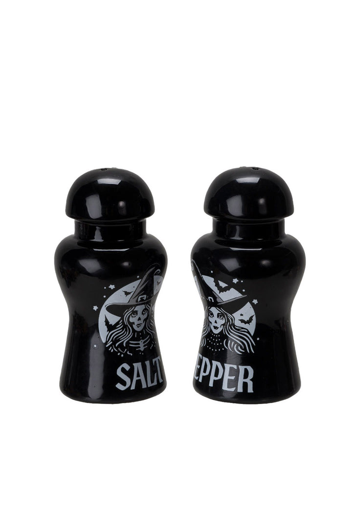 occult salt and pepper shaker set